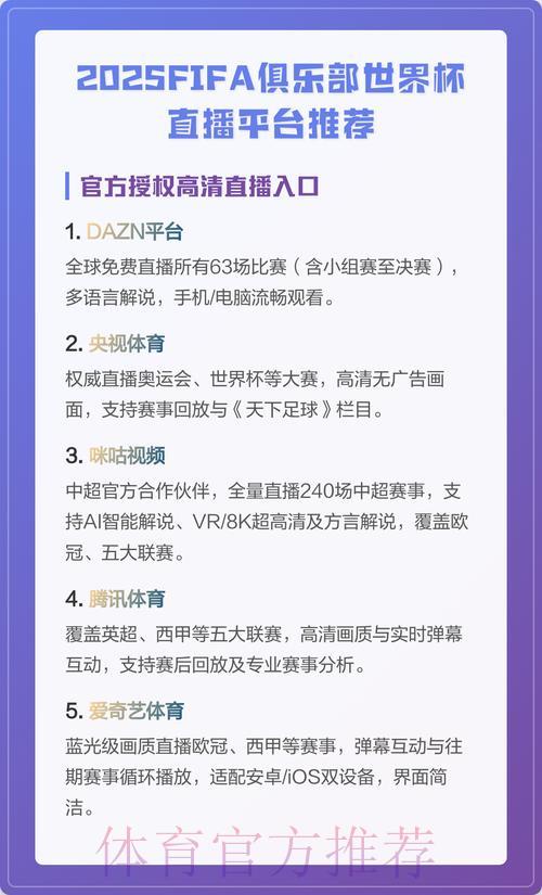 精选免费高清世界杯直播平台推荐 精选免费高清世界杯直播平台推荐